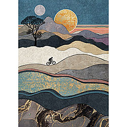 Hill Cyclist Card Hill Cyclist Card