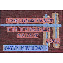 Age In Years Card Age In Years Card