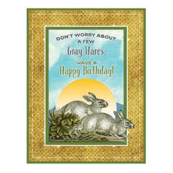 Birthday Worry Card Birthday Worry Card