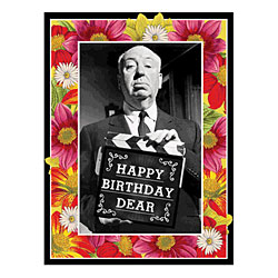 Hitchcock Birthday Card