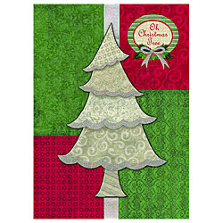 Patterned Tree Handmade/Embellished Card Patterned Tree Handmade/Embellished Card
