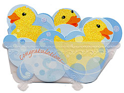 Ducky Tri-Fold Card