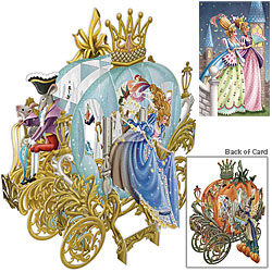 Cinderella's Carriage Card with Gift Tag
