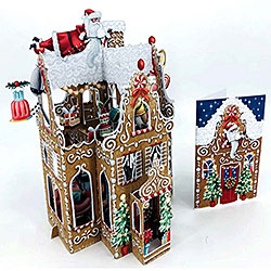 Gingerbread House Card with Gift Tag Gingerbread House Card with Gift Tag