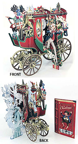 Christmas Carol Card with Gift Tag Christmas Carol Card with Gift Tag