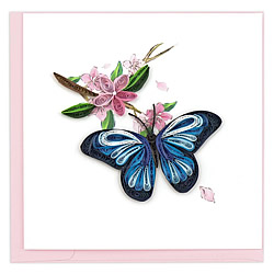 Blue Butterfly Card