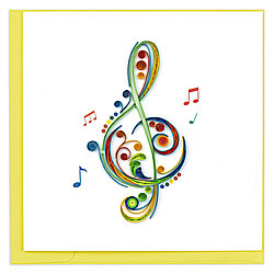 Treble Clef Card Treble Clef Card