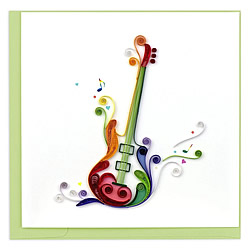 Electric Guitar Card Electric Guitar Card