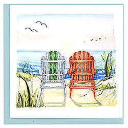 Beach Chairs Card