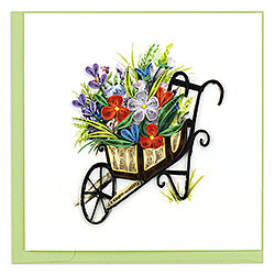 Wheelbarrow Garden Card Wheelbarrow Garden Card