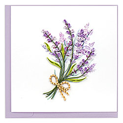 Lavender Bunch Card