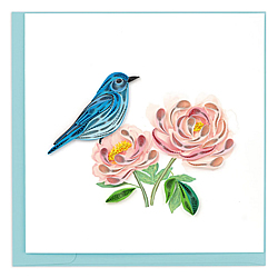 Buebird & Peonies Card Buebird & Peonies Card