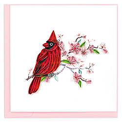 Cardinal & Cherry Blossom Card Cardinal & Cherry Blossom Card