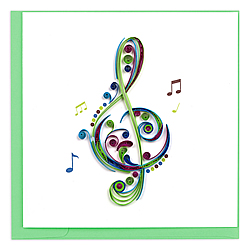 Treble Clef Card Treble Clef Card