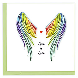 Love Is Love Wings Card Love Is Love Wings Card