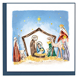 Nativity Scene Card