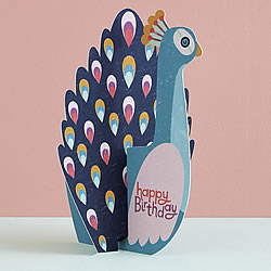 Peacock Card (Happy Birthday)