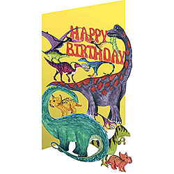 Dino Mighty Birthday Card Dino Mighty Birthday Card