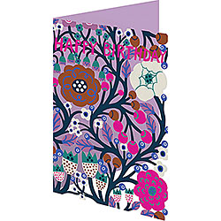 Fairytale Flowers Birthday Card