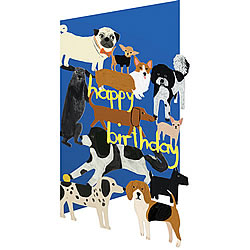 Happy Birthday Dogs Card Happy Birthday Dogs Card
