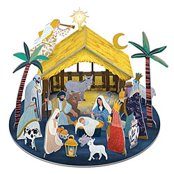 Nativity 3-D Advent Calendar Nativity 3-D Advent Calendar