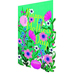 Pink Flowers Card (Mother's Day) Pink Flowers Card (Mother's Day)