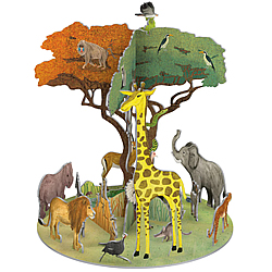 Wild Savannah 3-D Decoration Wild Savannah 3-D Decoration