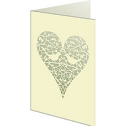 Turtle Doves Heart Card Turtle Doves Heart Card