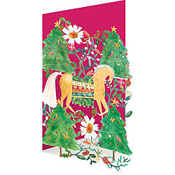 Horse In Trees Lasercut Card