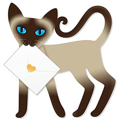 Dandy Card (Siamese Cat)