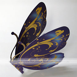 Indigo Card (Butterfly)