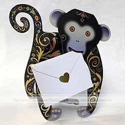 Zaza Card (Monkey) Zaza Card (Monkey)