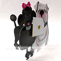 Curlychops Card (Bullog & Poodle)