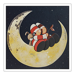 Love You To The Moon Card Love You To The Moon Card