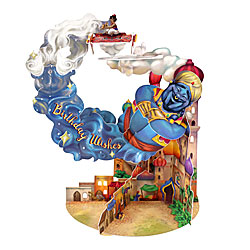 Genie Birthday Wishes Card Genie Birthday Wishes Card