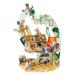 Cats On A Rocking Chair Card Cats On A Rocking Chair Card
