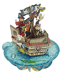 Pirate Ship Card Pirate Ship Card