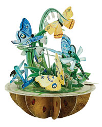 Butterfly and Dragonfly Card Butterfly and Dragonfly Card