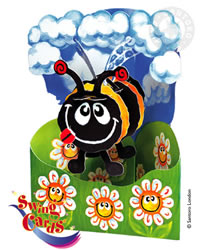 Bumble Bee Card - D Bumble Bee Card - D