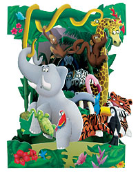 Jungle Animals Card