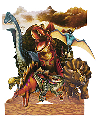 Dinosaurs Card Dinosaurs Card