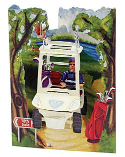 Golf Buggy Card Golf Buggy Card