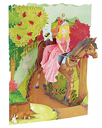 Princess On A Horse Card