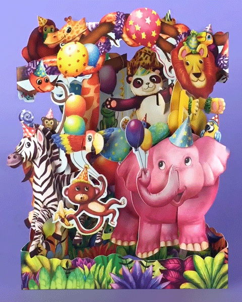 Animal Party Card