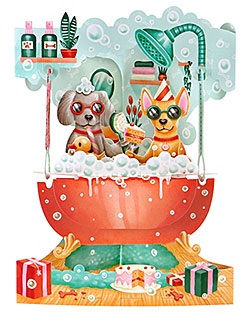 Doggy Bath Time Doggy Bath Time