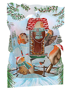 Christmas Robins Card Christmas Robins Card