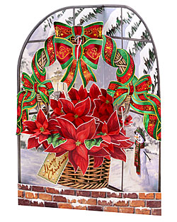 Poinsettia Card Poinsettia Card