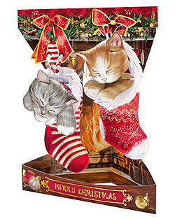 Christmas Kittens Card Christmas Kittens Card