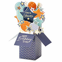 Balloons & Stars Birthday Card Balloons & Stars Birthday Card