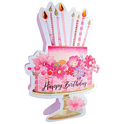 Birthday Cake & Candles Card